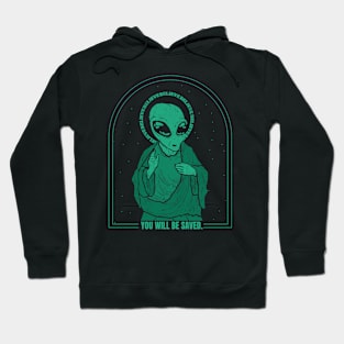 Jesus Alien Hoodie